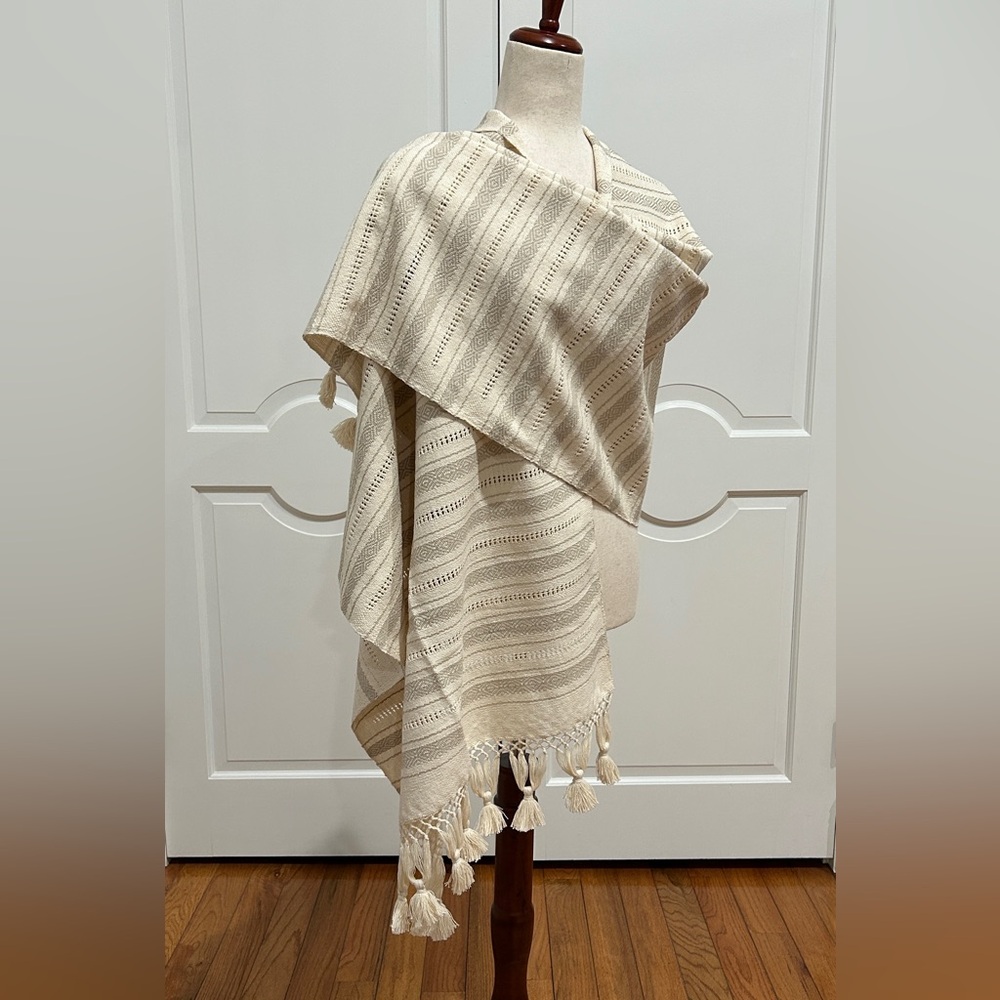 Traditional Mexican rebozo from Oaxaca Mex. Mexican shawl, Handloom!